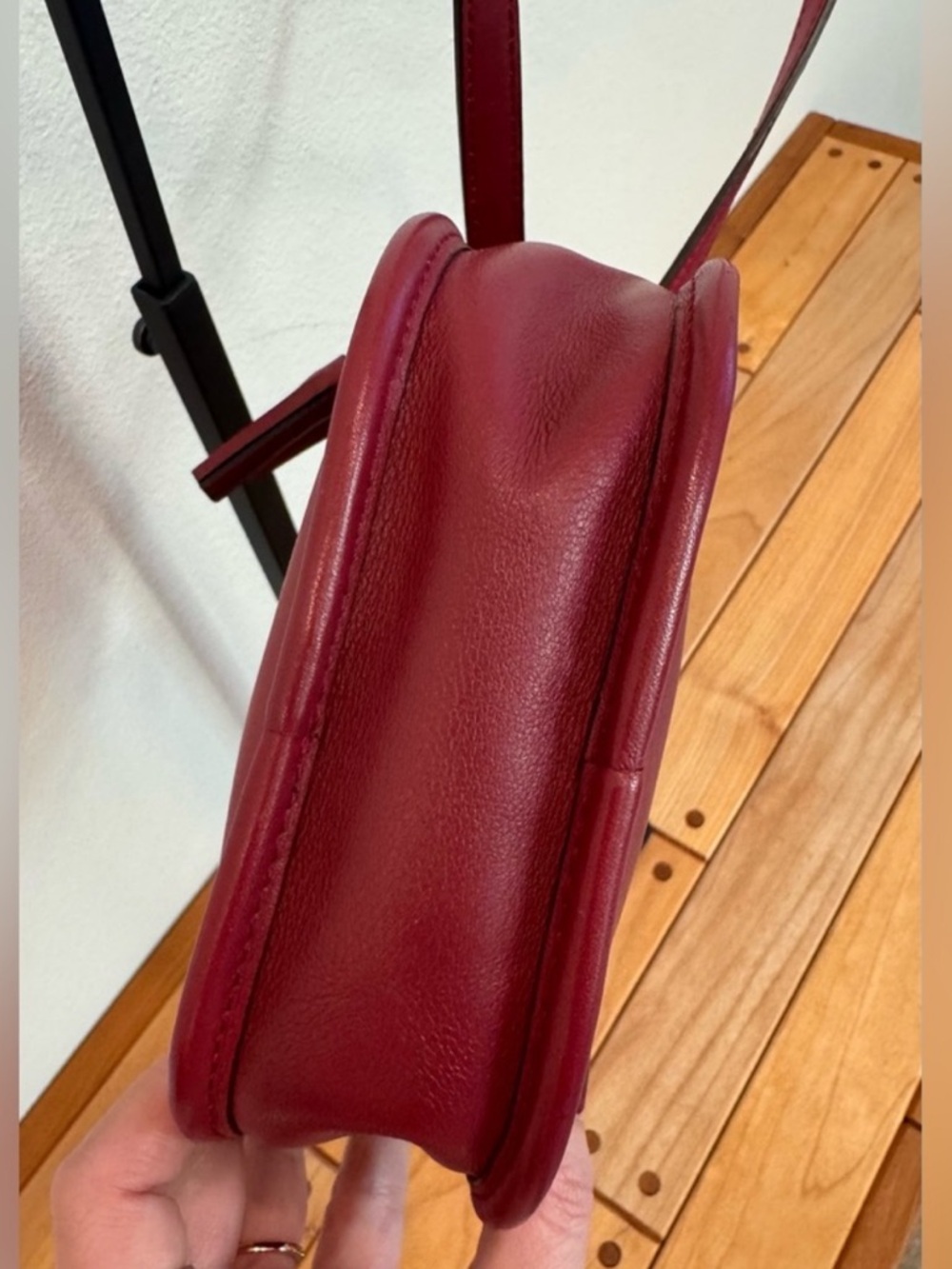 Coach Vintage Legacy Dark Red Canteen Crossbody Bag - Picture 7 of 10
